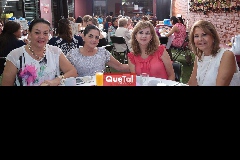   Mónica Silos, Olga Robles, Emma Díaz de León y Lucía Estrada.