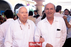  Virgilio Garza y Garza con José Ramón Garza.
