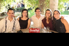  Rodolfo Ocejo, Margarita Rodríguez, Sebastián Garza, Ana Gómez y María Garza.