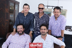  Fernando Guerra, Gildo Gutiérrez,  Obed Gutiérrez, Germán González, y Mario Macías.