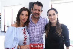  Daniela Calderón, Obed Gutiérrez y Maribel De Antuñano.