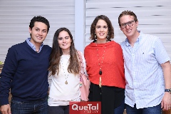  César Correa, Lorena Preciado, Ana Gaby Mina y David Rangel.