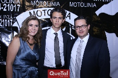  Paola Vázquez,  Santiago Pérez y Alex Pérez.