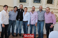  Fernando Abud, Anuar Zarur, Juan Sarquis, Juan Carlos Feres, Anuar Sarquis, Félix Feres y Saad Sarquis.