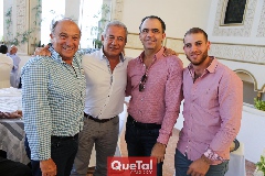  Guillermo Medlich, Fernando Abud, Héctor Mahbub y Guillermo Medlich.