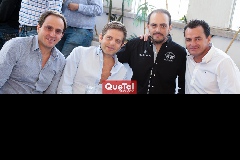  Manuel Abad, Juan Carlos Feres, Juan Sarquis y Yapur Dahda.