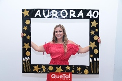  Aurora Irigoyen celebró sus 40 años.
