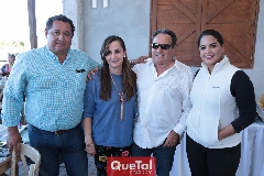  Eduardo Izar, Hortensia Rangel, Adolfo Villaseñor y Andreina Linares.