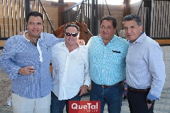  Roberto Silva, Adolfo Villaseñor, Eduardo Izar y Pepe Suárez.
