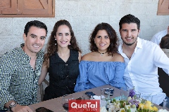  Alejandro Mancilla, Daniela Mina, Valeria Siller y José Benavente.
