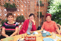  Rosa Adriana del Arenal, Alicia Cabello y Lupita Salgado.