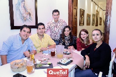  Cena entre amigos en México en Boca.