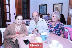  Rocío Sandoval, Flavio Guzmán y Susana Goñi.