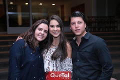 Anni Gómez, Bárbara González y Santiago González.