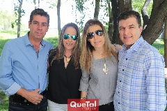  Juan Carlos Andrade, Pely Urquiza, Ana Astrid y Javier Delgado.