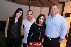  Gaby Hernández, Sergio Rivera, Adriana Ortiz y Paco Armendáriz.