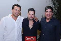 Jesús Hermosillo, Israel Hernández y Rafael Martínez.