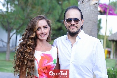  Los novios Diana Favela y Juan Sarquis.