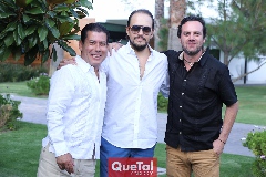  Joel Armendáriz, Juan Sarquis y Christian Durán.