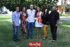  Marco González, Dennise Favela, Juan Sarquis, Diana Favela, Ana Ceci Favela y Aniceto González.