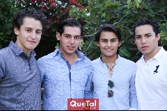  Santiago Bravo, Jaime Ascanio, Pato Pourroy y Ro Badillo.