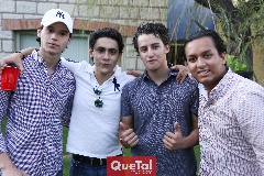  Marcelo Allende, Rafael Alcalde, Santiago Bravo y Luis Guillermo.