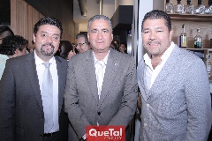  Alejandro Pérez, Raúl Martínez y Jorge Armendáriz.