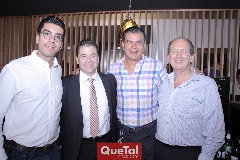  César Tobías, Felipe Martínez, Javier Tobías y Manuel Del Valle.