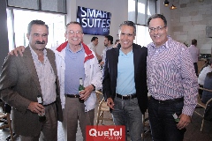 Fernando Jiménez, Jorge Quintanilla, Héctor Hinojosa y Humberto Martínez.