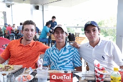  Johan Werge, Eduardo González y Diego González.