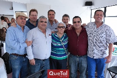  Alfonso Carrillo, Fermín Noriega, Miguel Mora, Héctor Cabrera, Luz María Guajardo, Alfonso Díaz de Sandy, Gerardo Mora y Alberto Alcocer.