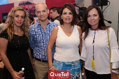 Mónica Torres, Luis González, Kikis Fernández y Elsa Tamez.