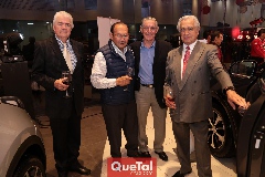 Juan Zárate, Rafael Villalobos, Eduardo Rueda y Octaviano Gómez.