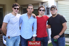  José Madrigal, Jaime Rosales, Erick Padilla y Mauricio Schekaibán.