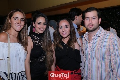  Sofía Lastras, Maribel Díaz de León, Gaby Purata y José Zendejas.