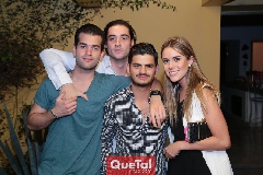  Pablo Zendejas, Mauricio Zollino, Óscar Cabrera y Jocelyn Córdova.