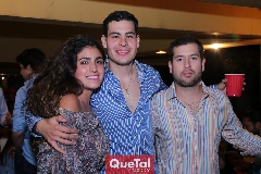  Dalel Kasis, Tito Fernández y José Zendejas.
