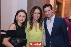  Claudia Saldaña, Elba Zúñiga y Rodrigo Torrescano.