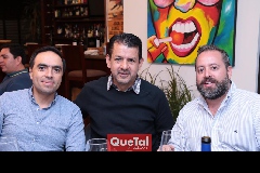  Fernando Ríos, Obed Gutiérrez y Daniel Carreras.