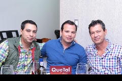  Ramiro Robledo, Adrián Rodríguez y Toño Mendizábal.