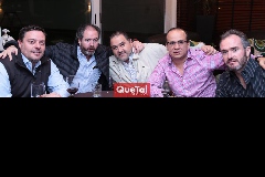 Héctor Morales, Daniel de la Maza, Emmanuel Alonso, Alfredo Ponce y Rodrigo Hernández.