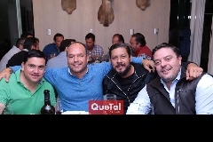  Javier Ramírez, Rafa Espinosa, Toño Montelongo y Héctor Morales.