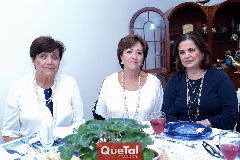  Socorro Rodríguez, Lucía Meade y Dora Cabrera.
