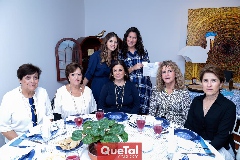  Dora Díaz Dibildox, Vero Martínez, Socorro Rodríguez, Lucía Meade, Dora Cabrera, Velia Hervert y Verónica Rangel.