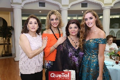  Irene Rangel, Lizeth Abud, Malaque Musa y Diana Favela.