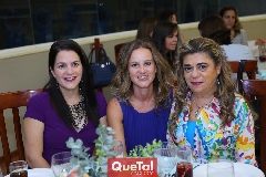  Gaby Faro, Romina Madrazo y Claudia Abud.