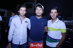  Carlos Andrade, Ricardo Sandoval y Daniel De Luna.