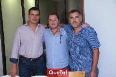  Javier Tobías, Antonio Nieto y Picho Páramo.