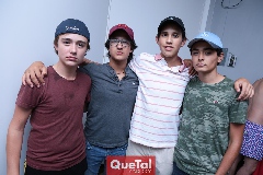  Diego Zermeño, Jorge Aguilar, Marcelo Rodríguez y Armando Villasuso.