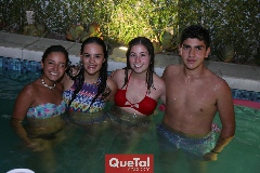  Natalia Arocha, Marthita Ricavar, Regina Morones y Raúl Dávalos.